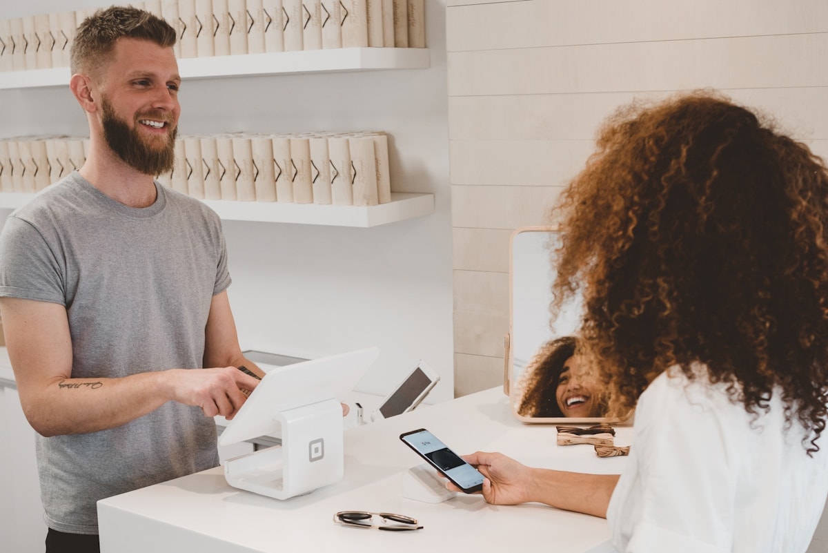 Transaction et achat en pharmacie